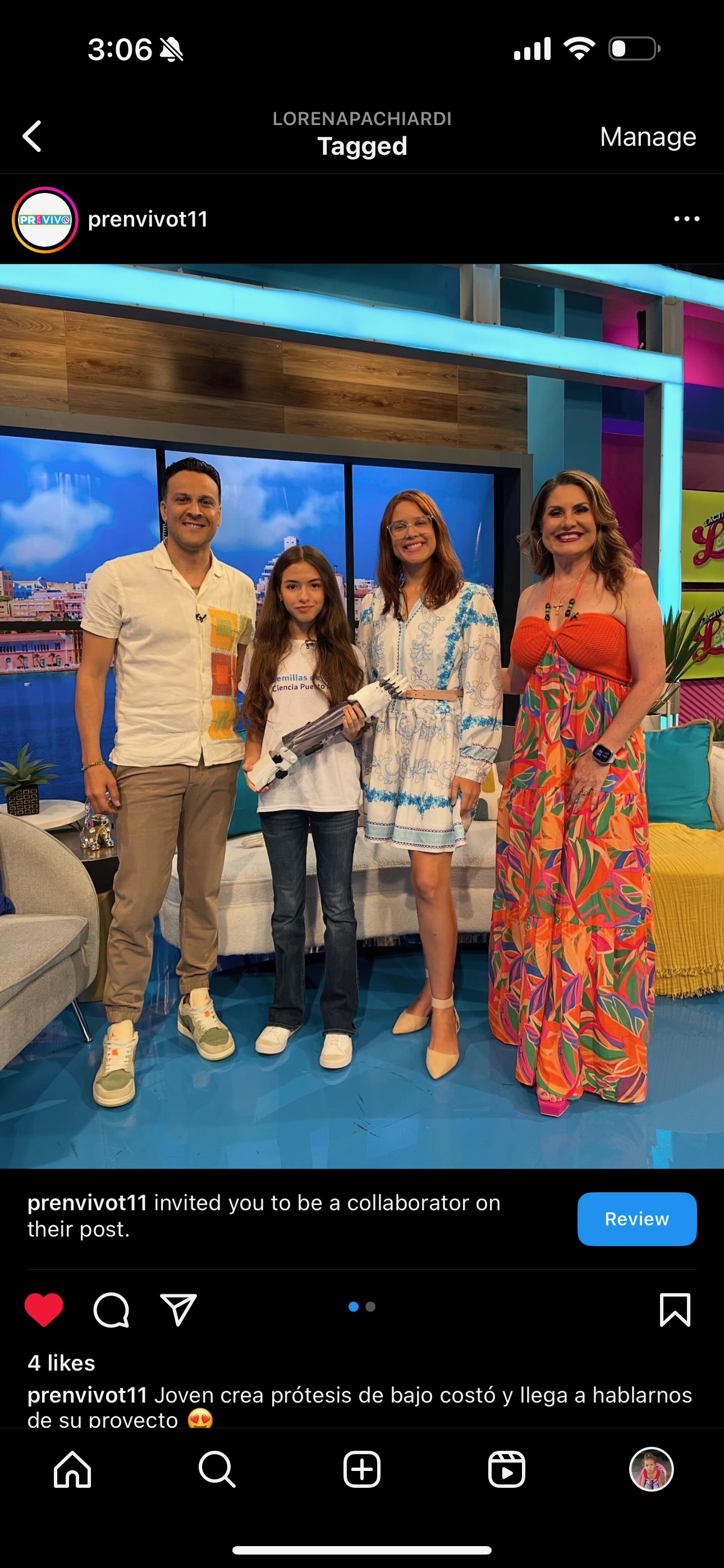 Press coverage of Lorena Pachiardi